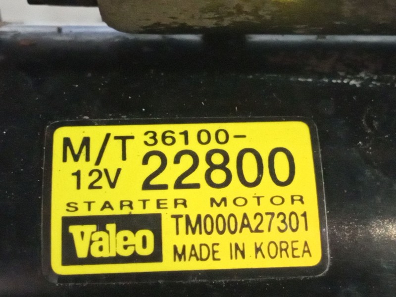 Recambio de motor arranque para hyundai getz (tb) 1.3 12v cat referencia OEM IAM   