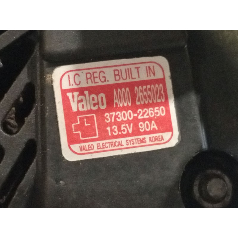 Recambio de alternador para hyundai getz (tb) 1.3 12v cat referencia OEM IAM   