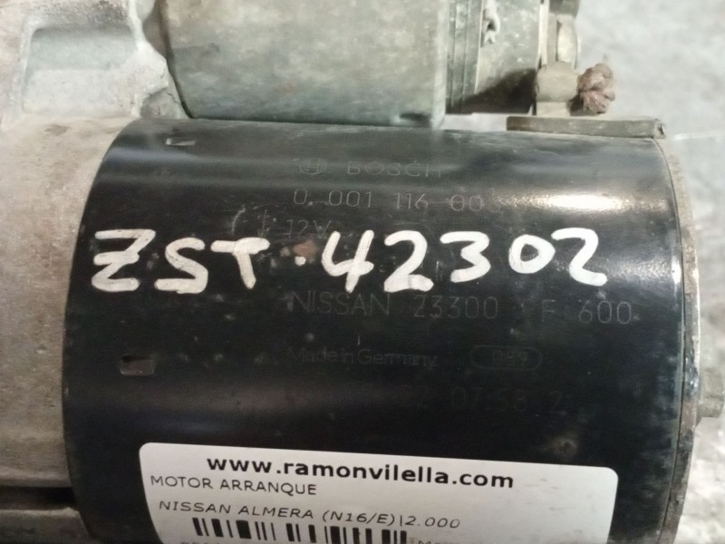 Recambio de motor arranque para nissan almera (n16/e) referencia OEM IAM 0001116006 23300F600 