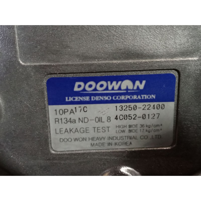 Recambio de compresor aire acondicionado para kia sorento 2.4 16v cat referencia OEM IAM 1325022400 4C0520127 