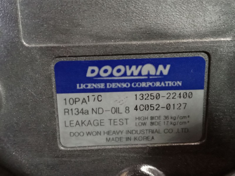 Recambio de compresor aire acondicionado para kia sorento 2.4 16v cat referencia OEM IAM 1325022400 4C0520127 