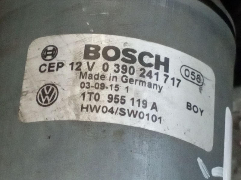 Recambio de motor limpia delantero para volkswagen touran (1t1) 2.0 tdi referencia OEM IAM IZQ  