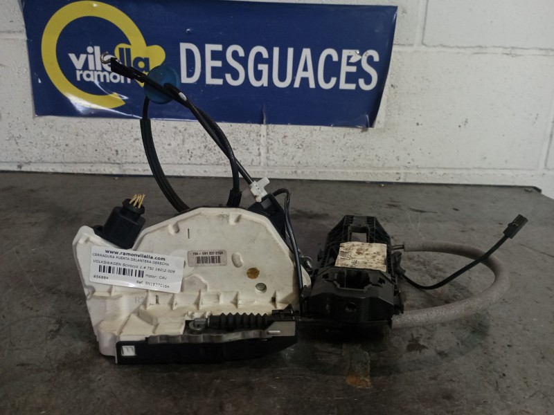 Recambio de cerradura puerta delantera derecha para volkswagen scirocco 1.4 tsi 160 referencia OEM IAM 5N1837016A  