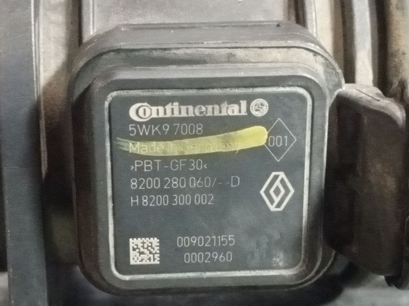 Recambio de caudalimetro para renault kangoo profesional referencia OEM IAM 8200280060D  
