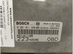Recambio de centralita motor uce para fiat doblo cargo (223)  | 0.01 - ...  | 0.01 - ... referencia OEM IAM 0281011499 55191195  2