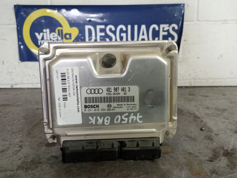 Recambio de centralita motor uce para audi a6 2.5 tdi referencia OEM IAM 0281010494 4B1907401D EDC15VM+
