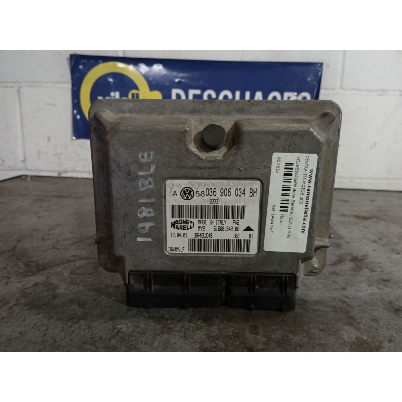 Recambio de centralita motor uce para volkswagen bora berlina (1j2) 1.6 16v referencia OEM IAM IAW4MVF 036906034BH 1BR43JC4B