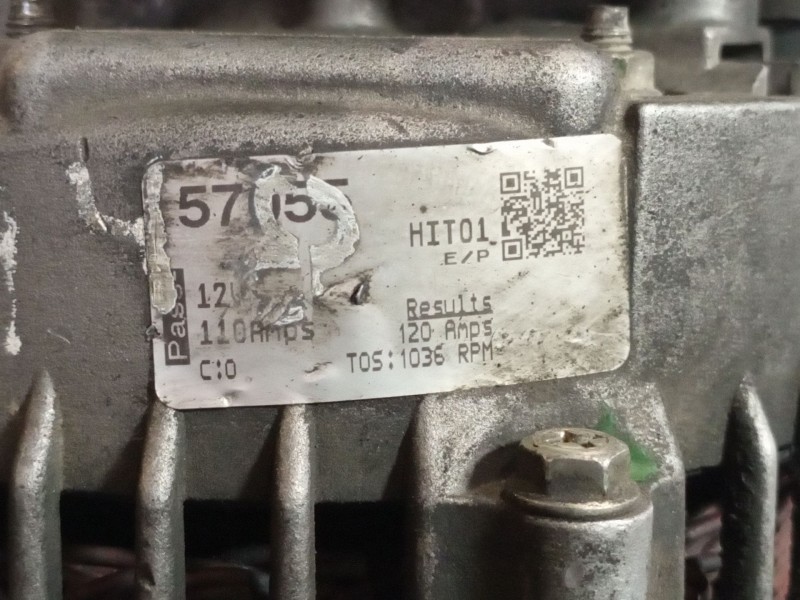 Recambio de alternador para opel corsa 1.7d referencia OEM IAM   