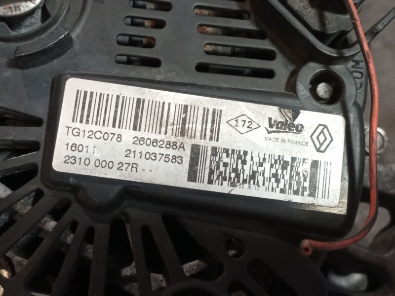 Recambio de alternador para renault megane iii berlina 5 p referencia OEM IAM TG12C078  