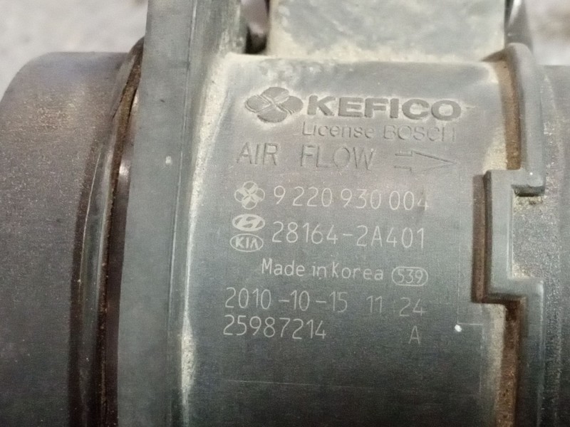 Recambio de caudalimetro para hyundai i30  | 0.07 - ...  | 0.07 - ... referencia OEM IAM 9220930004 281642A401 