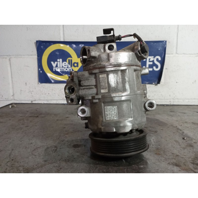 Recambio de compresor aire acondicionado para volkswagen polo (9n1) 1.4 tdi referencia OEM IAM 6Q0820803J 4471807281 6SEU14C