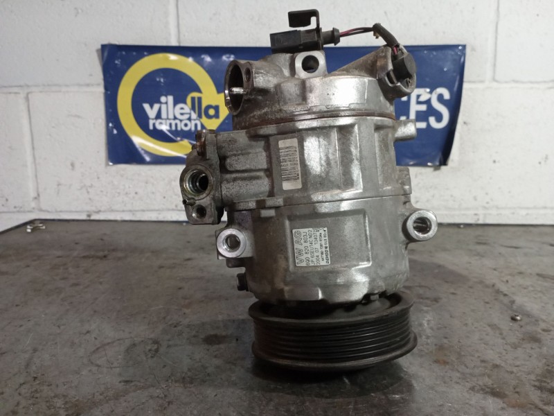 Recambio de compresor aire acondicionado para volkswagen polo (9n1) 1.4 tdi referencia OEM IAM 6Q0820803J 4471807281 6SEU14C