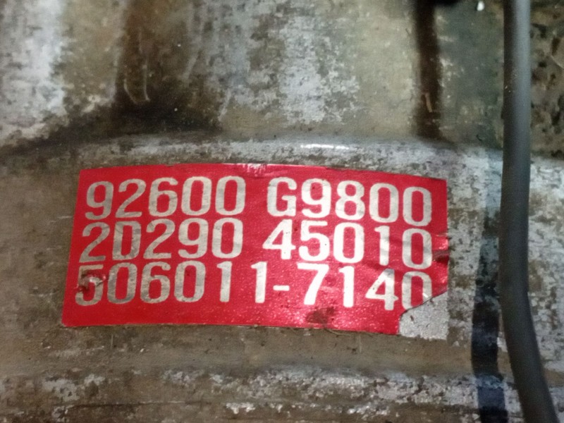 Recambio de compresor aire acondicionado para nissan trade caja/chasis 3.0 referencia OEM IAM 862B780704  