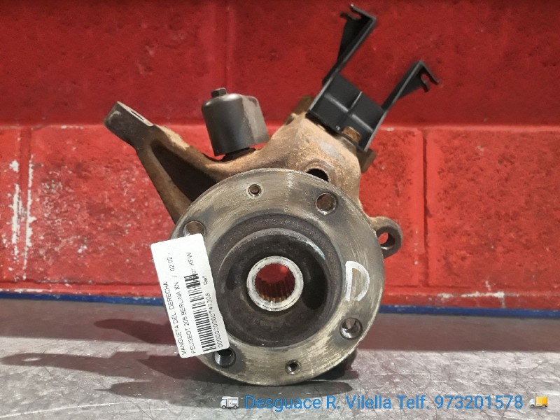 Recambio de mangueta delantero derecha para peugeot 206 berlina xn | 02.02 - ... xn | 02.02 - ... referencia OEM IAM   