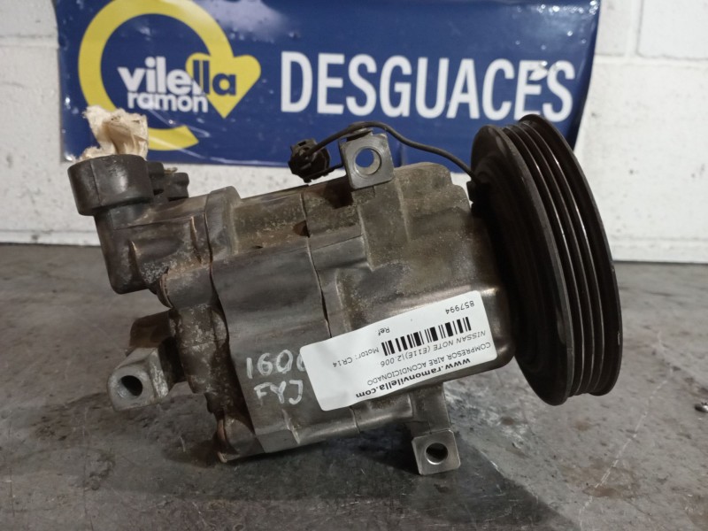 Recambio de compresor aire acondicionado para nissan note (e11e) 1.4 cat referencia OEM IAM   