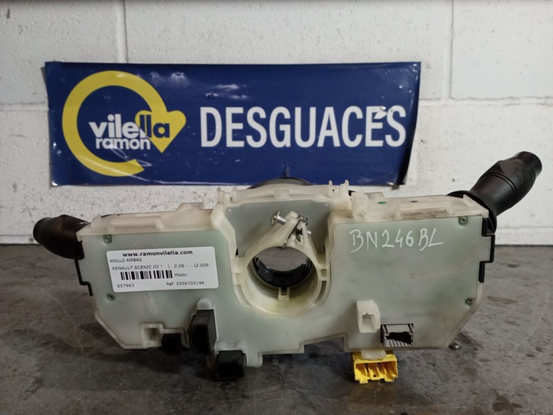 Recambio de anillo airbag para renault scenic iii  | 0.09 - ...  | 0.09 - ... referencia OEM IAM 255670019R  