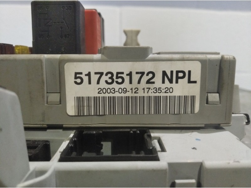 Recambio de caja reles fusibles para fiat doblo cargo (223)  | 0.01 - ...  | 0.01 - ... referencia OEM IAM 51735172  