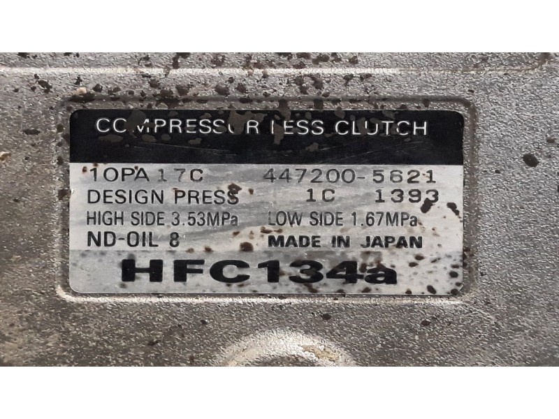 Recambio de compresor aire acondicio. para jeep cherokee (kj)  | 0.01 - 0.08  | 0.01 - 0.08 referencia OEM IAM 10PA17C 447200562