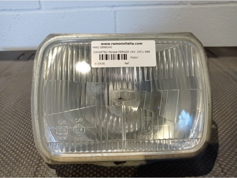 Recambio de faro derecho para daihatsu feroza feroza 16v. dx referencia OEM IAM   