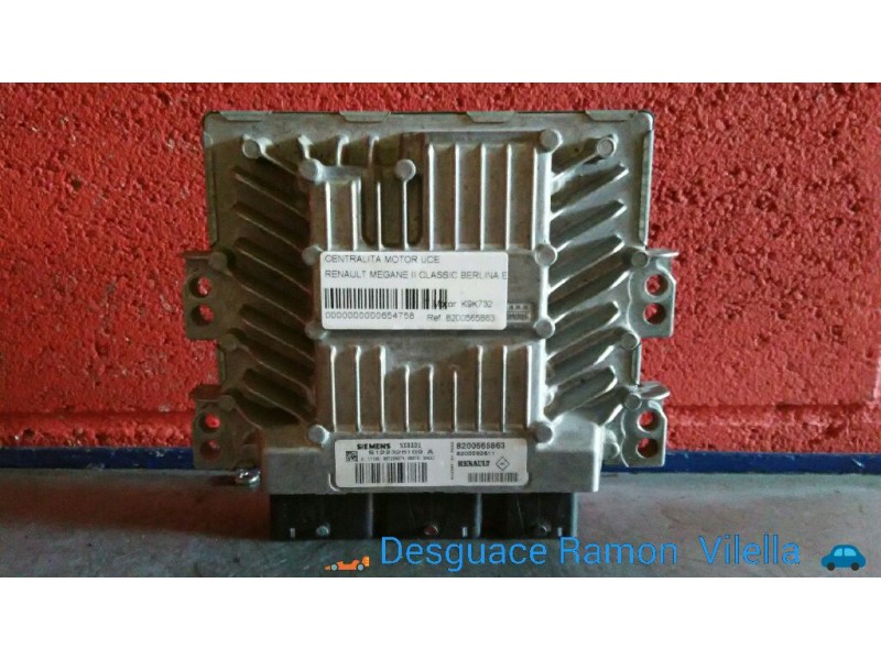 Recambio de centralita motor uce para renault megane ii classic berlina emotion | 09.05 - 12.10 emotion | 09.05 - 12.10 referenc