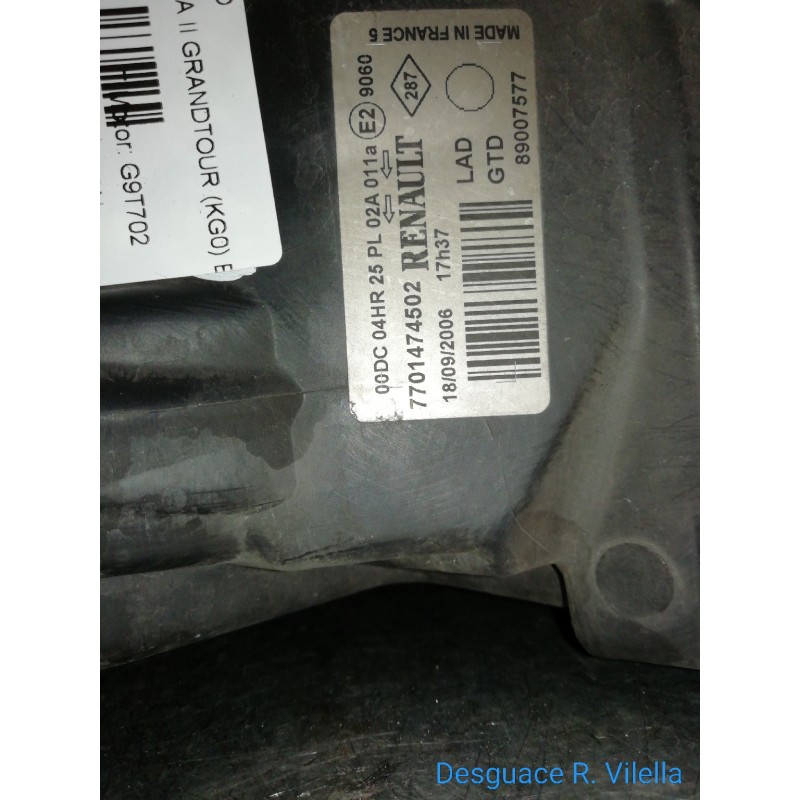 Recambio de faro izquierdo para renault laguna ii grandtour (kg0) expression | 03.01 - 12.05 expression | 03.01 - 12.05 referenc