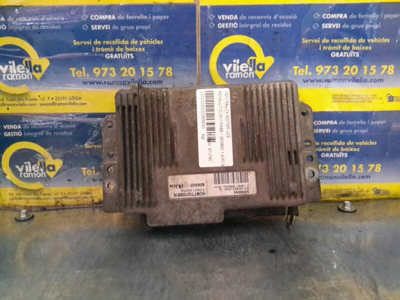 Recambio de centralita motor uce para renault clio ii fase i (b/cbo) 1.4 rt b/cboc | 06.98 - 12.00 1.4 rt b/cboc | 06.98 - 12.00