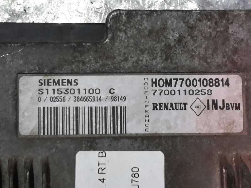 Recambio de centralita motor uce para renault clio ii fase i (b/cbo) 1.4 rt b/cboc | 06.98 - 12.00 1.4 rt b/cboc | 06.98 - 12.00