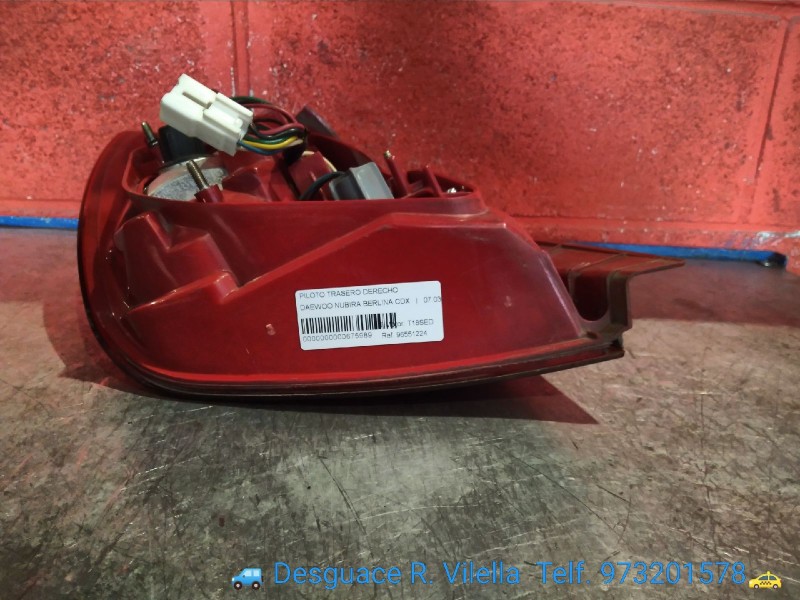 Recambio de piloto trasero derecho para daewoo nubira berlina cdx | 07.03 - 12.04 cdx | 07.03 - 12.04 referencia OEM IAM 9655122