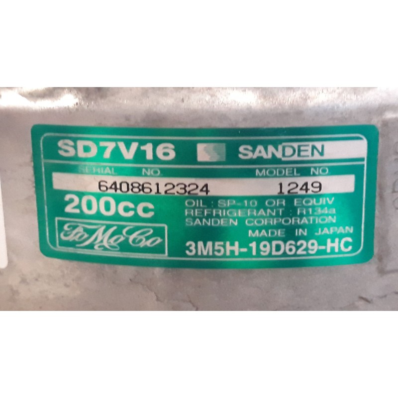 Recambio de compresor aire acondicionado para ford focus c-max (cap) ambiente (d) | 0.03 - ... ambiente (d) | 0.03 - ... referen