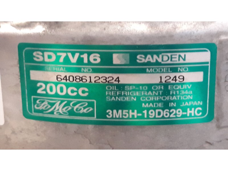 Recambio de compresor aire acondicionado para ford focus c-max (cap) ambiente (d) | 0.03 - ... ambiente (d) | 0.03 - ... referen