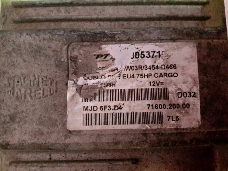 Recambio de centralita motor uce para fiat doblo (119) 1.3 16v multijet dynamic com. (55kw) | 10.05 - 12.10 1.3 16v multijet dyn