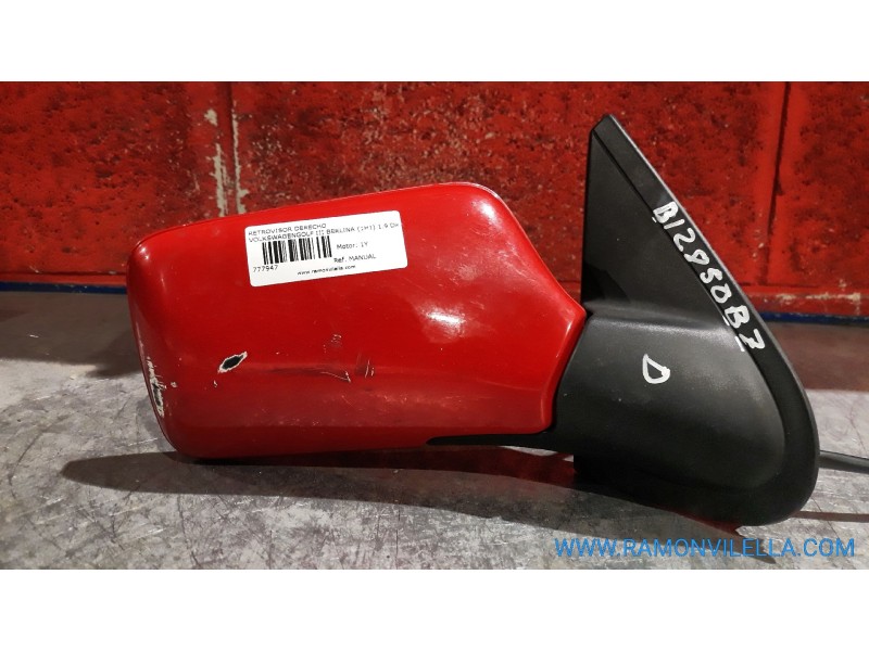 Recambio de retrovisor derecho para volkswagen golf iii berlina (1h1) 1.9 diesel | 0.91 - ... 1.9 diesel | 0.91 - ... referencia