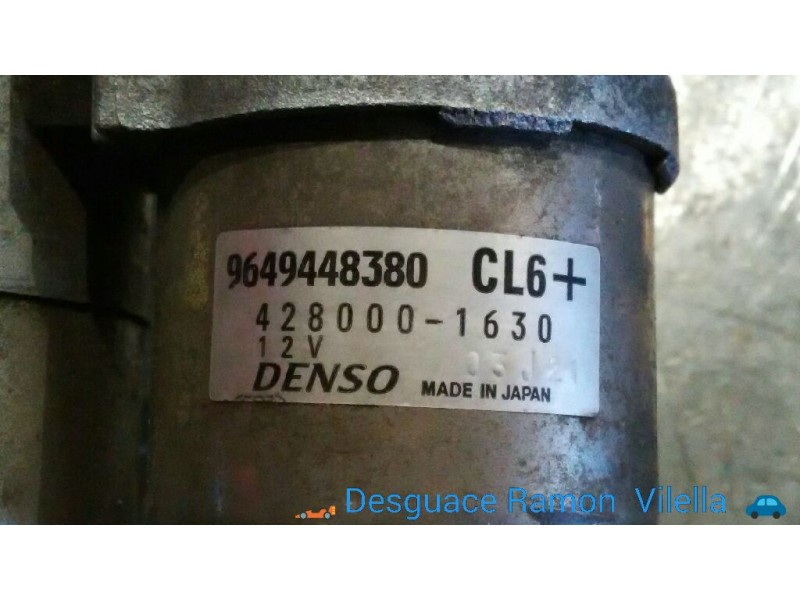 Recambio de motor arranque para peugeot 407 coupe pack | 10.05 - 12.09 pack | 10.05 - 12.09 referencia OEM IAM 9649448380 428000