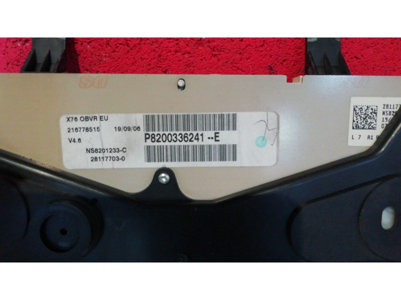 Recambio de cuadro instrumentos para renault kangoo (f/kc0)  | 0.00 - ...  | 0.00 - ... referencia OEM IAM P8200336424AE  