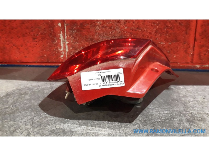 Recambio de piloto trasero derecho para daewoo kalos 1.2 se | 04.03 - 12.04 1.2 se | 04.03 - 12.04 referencia OEM IAM   