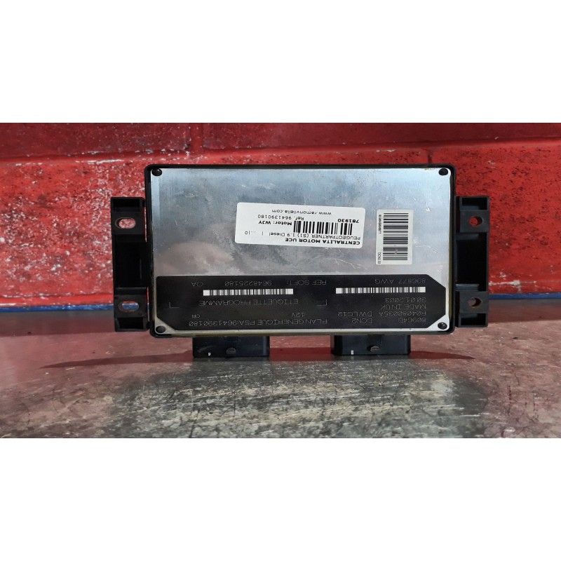 Recambio de centralita motor uce para peugeot partner (s1) 1.9 diesel | ... 1.9 diesel | ... referencia OEM IAM 9641390180 96482