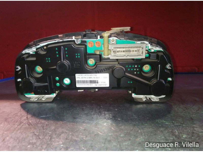 Recambio de cuadro instrumentos para opel astra g berlina sport | 10.00 - 12.04 sport | 10.00 - 12.04 referencia OEM IAM 2445151