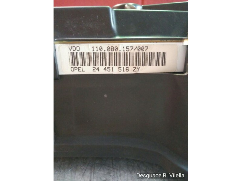 Recambio de cuadro instrumentos para opel astra g berlina sport | 10.00 - 12.04 sport | 10.00 - 12.04 referencia OEM IAM 2445151