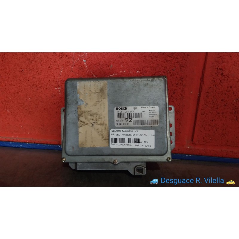 Recambio de centralita motor uce para peugeot 406 berlina (s1/s2) sv | 08.95 - 12.99 sv | 08.95 - 12.99 referencia OEM IAM 02612