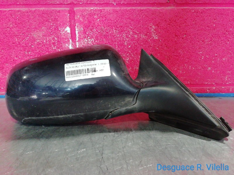 Recambio de retrovisor derecho para audi a3 (8l) 1.9 tdi ambiente | 09.00 - 12.03 1.9 tdi ambiente | 09.00 - 12.03 referencia OE