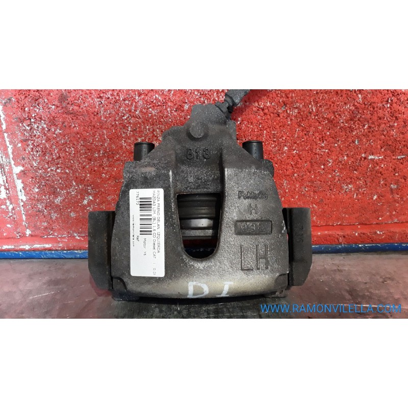 Recambio de pinza freno delan. izquierda para mazda 3 lim. (bl) 1.6 cd diesel cat | 0.08 - ... 1.6 cd diesel cat | 0.08 - ... re