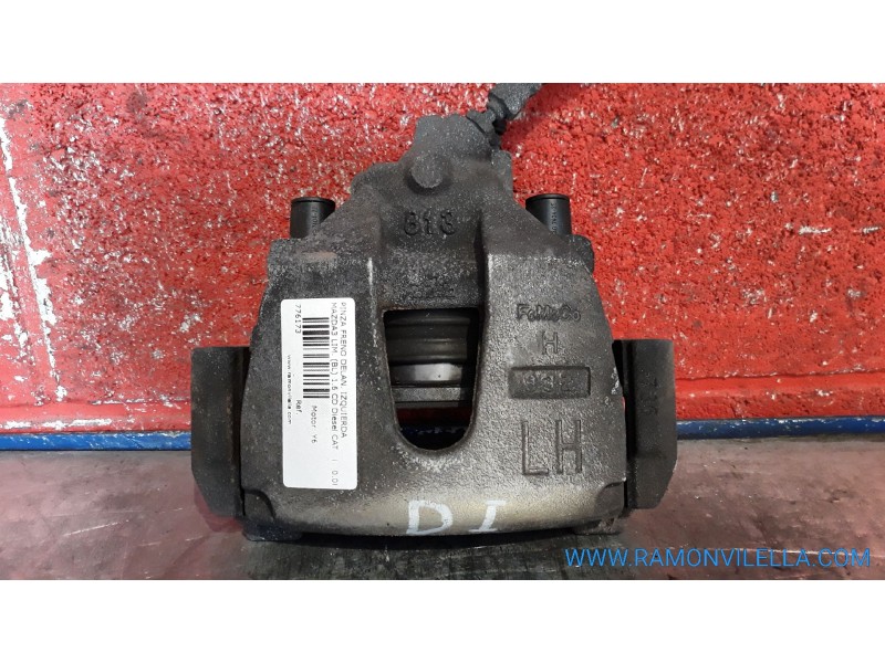 Recambio de pinza freno delan. izquierda para mazda 3 lim. (bl) 1.6 cd diesel cat | 0.08 - ... 1.6 cd diesel cat | 0.08 - ... re