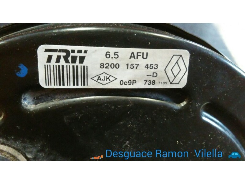 Recambio de servofreno para renault megane ii berlina 5p confort authentique | 07.02 - 12.05 confort authentique | 07.02 - 12.05