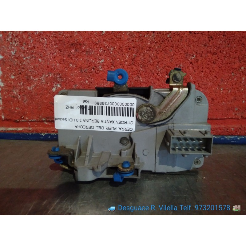 Recambio de cerra. puer. delantero derecha para citroen xantia berlina 2.0 hdi seduction | 12.98 - 12.99 2.0 hdi seduction | 12.