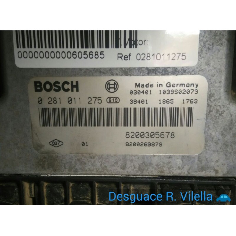 Recambio de centralita motor uce para renault megane ii berlina 5p confort authentique | 07.02 - 12.05 confort authentique | 07.