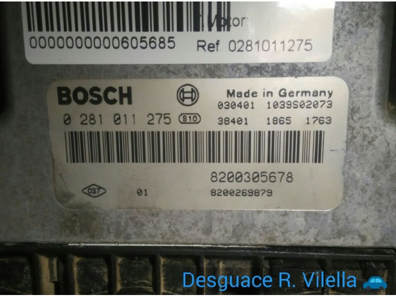 Recambio de centralita motor uce para renault megane ii berlina 5p confort authentique | 07.02 - 12.05 confort authentique | 07.