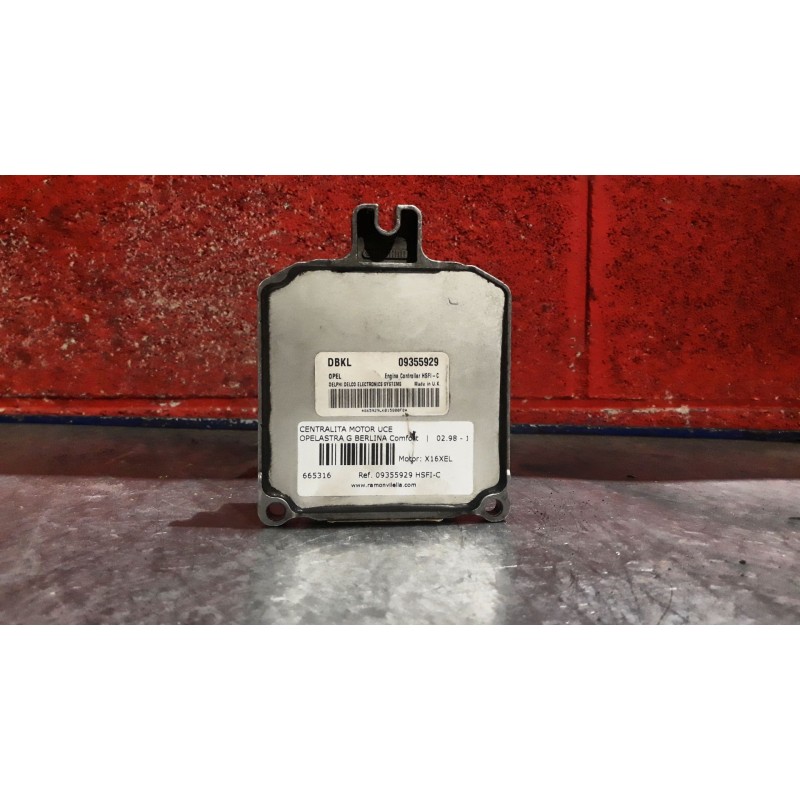 Recambio de centralita motor uce para opel astra g berlina comfort | 02.98 - 12.03 comfort | 02.98 - 12.03 referencia OEM IAM 09
