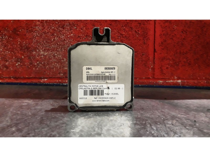 Recambio de centralita motor uce para opel astra g berlina comfort | 02.98 - 12.03 comfort | 02.98 - 12.03 referencia OEM IAM 09