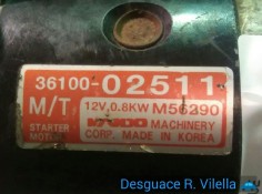 Recambio de motor arranque para hyundai atos prime (mx) gls | 01.00 - 12.02 gls | 01.00 - 12.02 referencia OEM IAM 36100 M56290  2