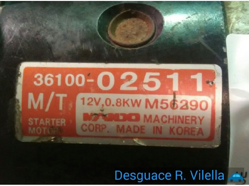 Recambio de motor arranque para hyundai atos prime (mx) gls | 01.00 - 12.02 gls | 01.00 - 12.02 referencia OEM IAM 36100 M56290 